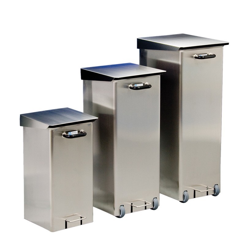 Cleanroom Afvalbakken RVS