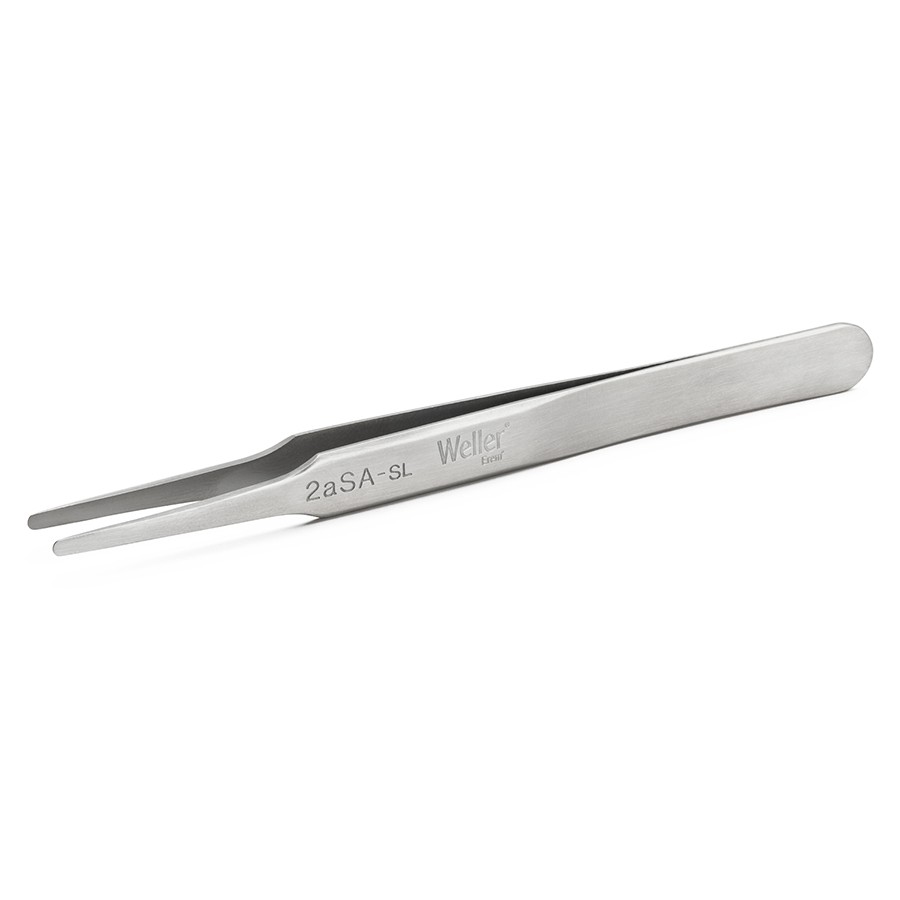 Erem® pincetten rechte platte punt rond