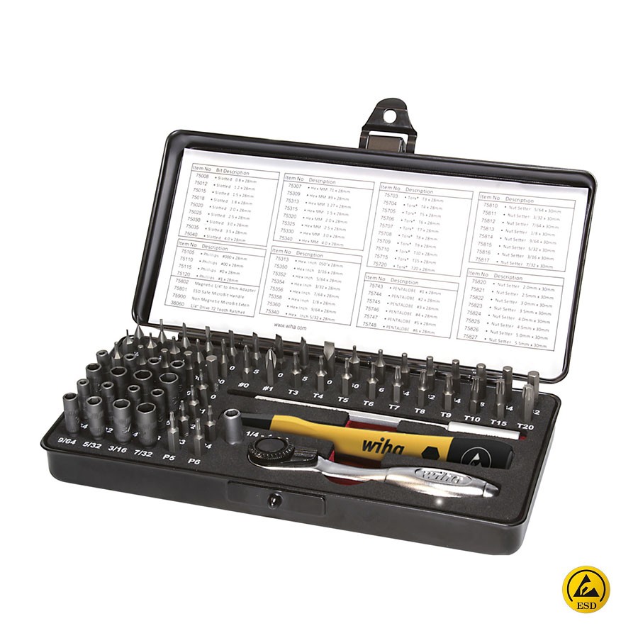 Wiha MicroBit ESD set