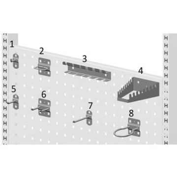 Reeco Haken geperforeerde panelen