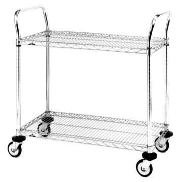 Metro® RVS Cleanroom Trolleys Draadschappen