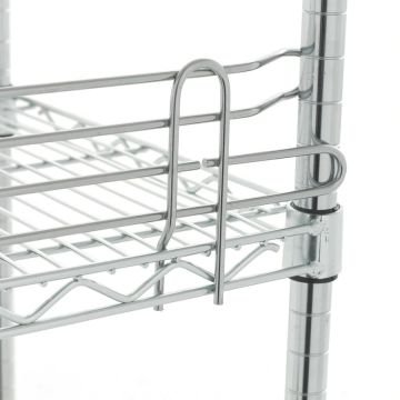 Metro® Cleanroom Shelf Ledges / RVS / 100mm hoog