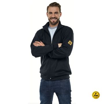 ESD Sweat-Jackets zwart