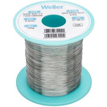 Weller® soldeertin WSW SAC L0 / Sn-3.0Ag-0.5Cu