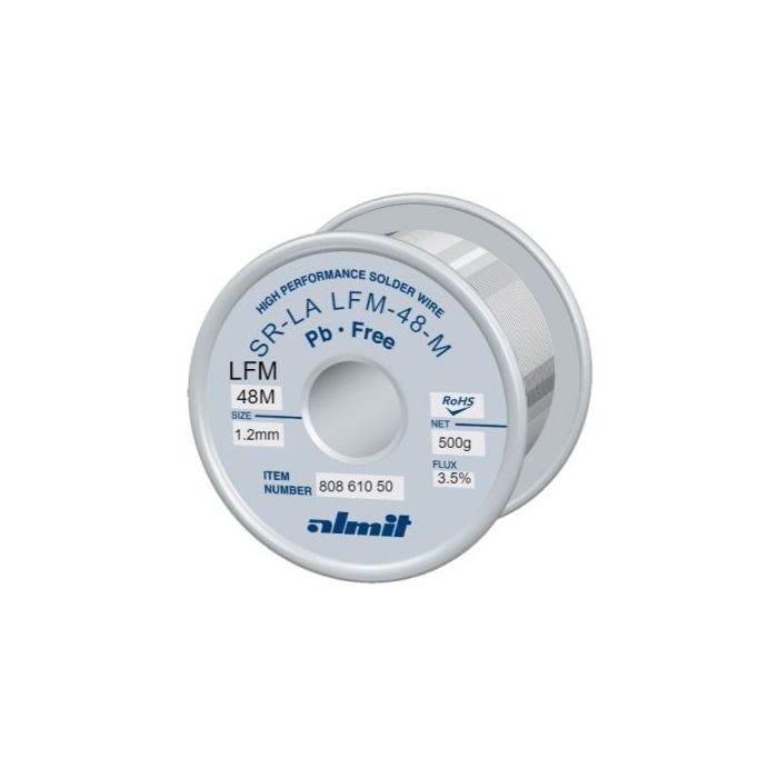 Almit LFM-48M (Sn96,5-Ag3,0-Cu0,5) SR-LA 3,5% (1,2mm/0,5kg) main product photo