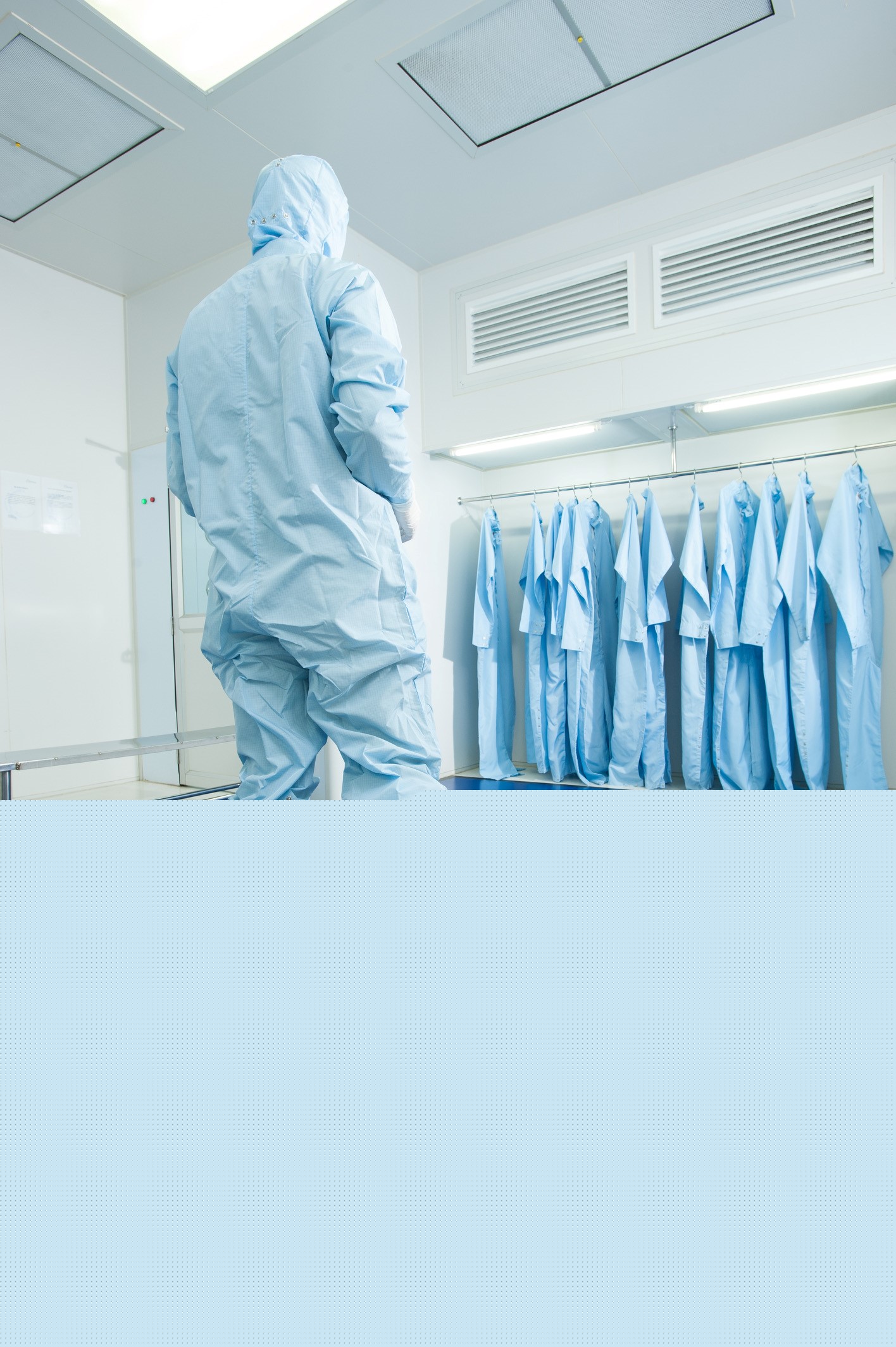 Permanente Dycem matten voor cleanrooms